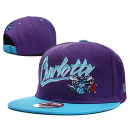 New Orleans Hornets Purple Snapback Hat DF 0512 Snapback