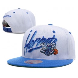 New Orleans Hornets White Snapback Hat DF 0512 Snapback