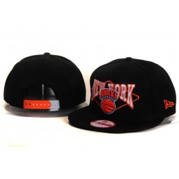 New York Knicks Black Snapback Hat YS 2 Snapback
