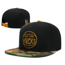 New York Knicks Black Snapback Hat DF Snapback