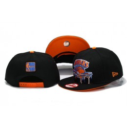 New York Knicks Black Snapback Hat YS 3 Snapback