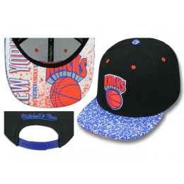 New York Knicks Black Snapback Hat LS Snapback