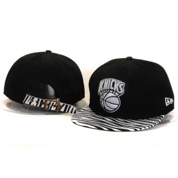 New York Knicks Black Snapback Hat YS 1 Snapback