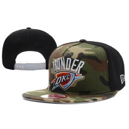 Oklahoma City Thunder Camo Snapback Hat XDF Snapback