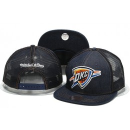 Oklahoma City Thunder Mesh Snapback Hat YS 0701 Snapback
