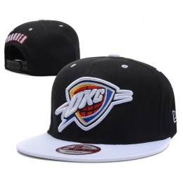 Oklahoma City Thunder Black Snapback Hat DF 0512 Snapback
