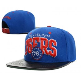 Philadelphia 76ers Blue Snapback Hat SD Snapback