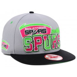 San Antonio Spurs Grey Snapback Hat SD Snapback