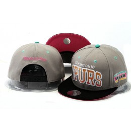 San Antonio Spurs Grey Snapback Hat YS 0528 Snapback