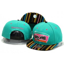 San Antonio Spurs Green Snapback Hat YS 0613 Snapback