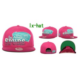 San Antonio Spurs Pink Snapback Hat GF Snapback