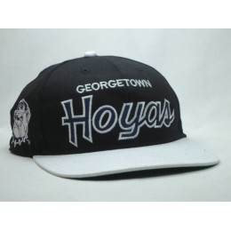 Georgetown Hoyas Black Snapbacks Hat SF Snapback