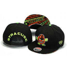 Syracuse Orange Black Snapback Hat YS 0528 Snapback
