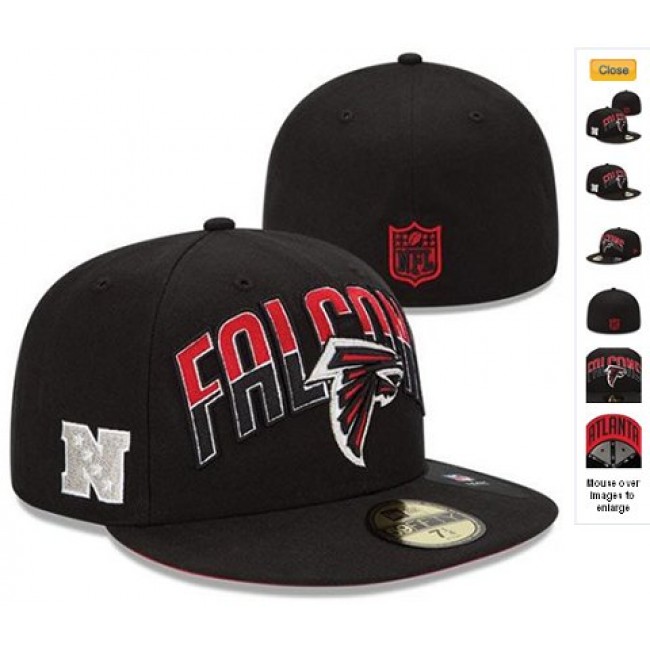2013 Atlanta Falcons NFL Draft 59FIFTY Fitted Hat 60D05 Snapback