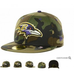Baltimore Ravens New Era NFL Camo Pop 59FIFTY Hat 60D1 Snapback
