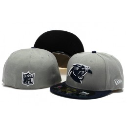 Carolina Panthers Grey Fitted Hat 60D 0721 Snapback