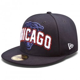 Chicago Bears NFL DRAFT FITTED Hat SF02 Snapback