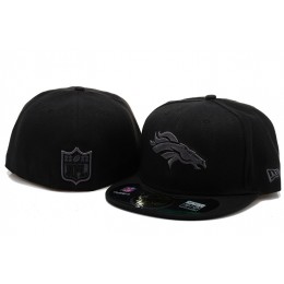 Denver Broncos Black Fitted Hat 60D 0721 Snapback