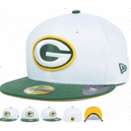 Green Bay Packers Fitted Hat 60D 150229 34 Snapback