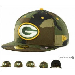 Green Bay Packers New Era NFL Camo Pop 59FIFTY Hat 60D2 Snapback