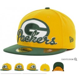Green Bay Packers New Era Script Down 59FIFTY Hat 60d09 Snapback
