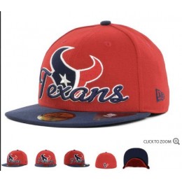 Houston Texans New Era Script Down 59FIFTY Hat 60d10 Snapback