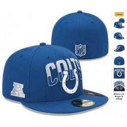 2013 Indianapolis Colts NFL Draft 59FIFTY Fitted Hat 60D07 Snapback