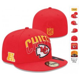 2013 Kansas City Chiefs NFL Draft 59FIFTY Fitted Hat 60D15 Snapback