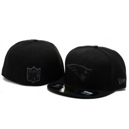 New England Patriots Black Fitted Hat 60D 0721 Snapback