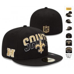 2013 New Orleans Saints NFL Draft 59FIFTY Fitted Hat 60D20 Snapback