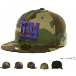 New York Giants New Era NFL Camo Pop 59FIFTY Hat 60D5 Snapback