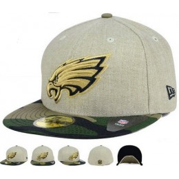 Philadelphia Eagles Fitted Hat 60D 150229 46 Snapback