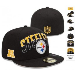 2013 Pittsburgh Steelers NFL Draft 59FIFTY Fitted Hat 60D03 Snapback