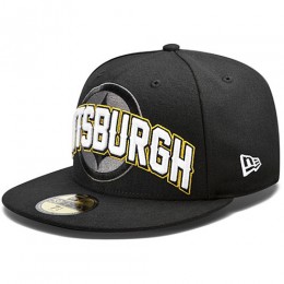 Pittsburgh Steelers NFL DRAFT FITTED Hat SF12 Snapback