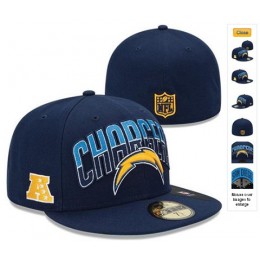 2013 San Diego Chargers NFL Draft 59FIFTY Fitted Hat 60D29 Snapback
