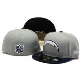 San Diego Chargers Grey Fitted Hat 60D 0721 Snapback