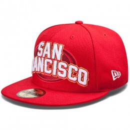 San Francisco 49ers NFL DRAFT FITTED Hat SF13 Snapback