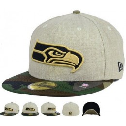 Seattle Seahawks Fitted Hat 60D 150229 42 Snapback