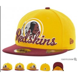 Washington Redskins New Era Script Down 59FIFTY Hat 60d12 Snapback