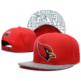 Arizona Cardinals 2014 Draft Reflective Red Snapback Hat SD 0613 Snapback