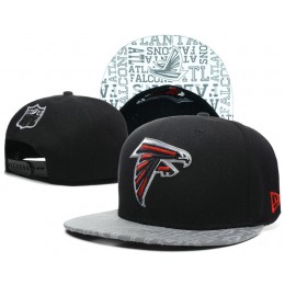 Atlanta Falcons 2014 Draft Reflective Black Snapback Hat SD 0613 Snapback