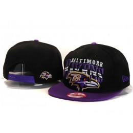 Baltimore Ravens Black Snapback Hat YS 1 Snapback