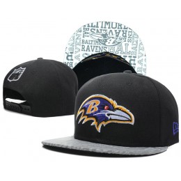 Baltimore Ravens 2014 Draft Reflective Black Snapback Hat SD 0613 Snapback