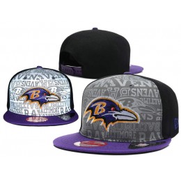 Baltimore Ravens 2014 Draft Reflective Snapback Hat SD 0613 Snapback