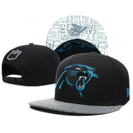 Carolina Panthers 2014 Draft Reflective Black Snapback Hat SD 0613 Snapback