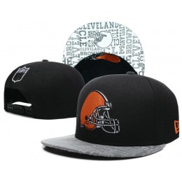 Cleveland Browns 2014 Draft Reflective Black Snapback Hat SD 0613 Snapback