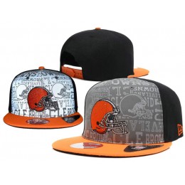 Cleveland Browns 2014 Draft Reflective Snapback Hat SD 0613 Snapback