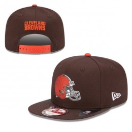 Cleveland Browns Snapback Brown Hat 1 XDF 0620 Snapback