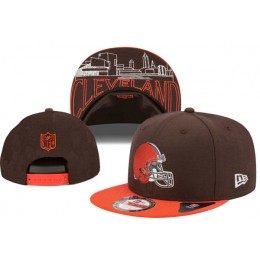 Cleveland Browns Snapback Brown Hat XDF 0620 Snapback