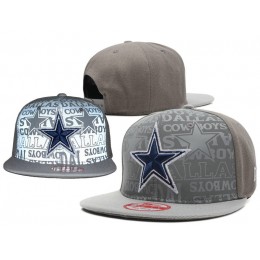 Dallas Cowboys 2014 Draft Reflective Grey Snapback Hat SD 0701 Snapback